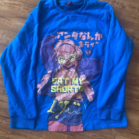 BIBISAMA EAT MY SHORTS STREET STYLE SWEATSHIRT - Picture 2 of 3